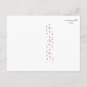 Baby Sprinkle Party Bedankt in het roze Briefkaart (Achterkant)