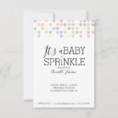 baby SPRINKLE pastelregenboogdouche Kaart (Voorkant)