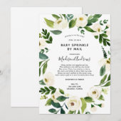 Baby Sprinkle per Mail Green uitnodiging (Voorkant / Achterkant)