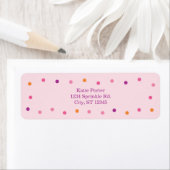 Baby Sprinkle Pink Girl Baby shower Etiket (Insitu)