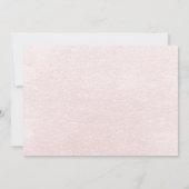 Baby Sprinkle Roze Thee Feest Waterverf Kaart (Achterkant)