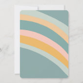 BABY SPRINKLE Schattigee Wolken Regenboog Regen Aa Kaart (Achterkant)