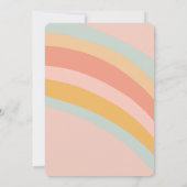 BABY SPRINKLE Schattigee Wolken Regenboog Regen Aa Kaart (Achterkant)