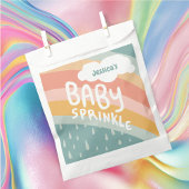 BABY SPRINKLE Schattigee Wolken Regenboog Regen CU Bedankzakje