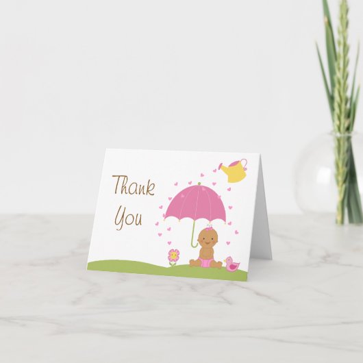 Baby Sprinkle Shower bedankkaart (Voorkant)