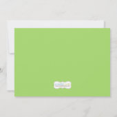 Baby Sprinkle Shower Invitation Gender Neutral Kaart (Achterkant)