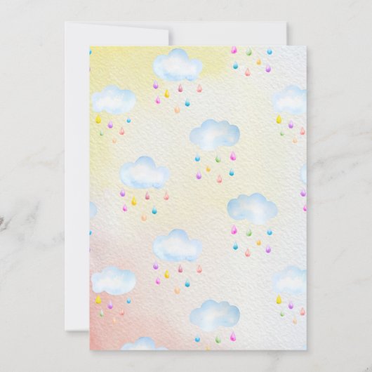 Baby Sprinkle Shower Kaart (Achterkant)