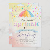 Baby Sprinkle Shower Kaart (Voorkant / Achterkant)