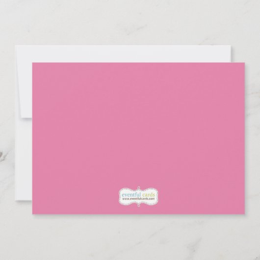 Baby Sprinkle Shower Uitnodiging Afrikaans-Amerika (Achterkant)