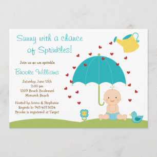 Baby Sprinkle Shower-uitnodiging Kaart