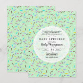 Baby Sprinkle Uitnodigingen (Voorkant / Achterkant)