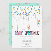 Baby Sprinkle Uitnodigingen (Voorkant / Achterkant)