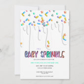 Baby Sprinkle-uitnodigingen Kaart (Voorkant)