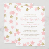 Baby Sprinkle-uitnodigingen voor Jessica Kaart (Voorkant / Achterkant)