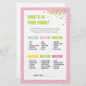Baby Sprinkle Wat zit er in je Purse Game - Roze (Voorkant / Achterkant)