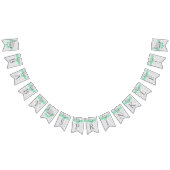 Baby Sprinkle, witte grijze olifant Vlaggetjes (Alle)