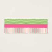 Baby Sprinkles Baby shower Dank u Labels Mini Visitekaartjes (Achterkant)