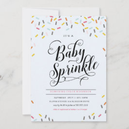 BABY SPRINKLES CONFETTI INVITATIE KAART