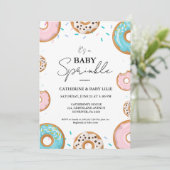 Baby Sprinkles Genderneutraal Baby shower Kaart (Staand voorkant)