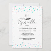 Baby Sprinkles Genderneutraal Baby shower Kaart (Voorkant)