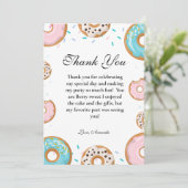 Baby Sprinkles Neutraal Baby shower Dank je kaart (Staand voorkant)