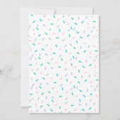 Baby Sprinkles Neutral Baby shower Dank je kaart (Achterkant)