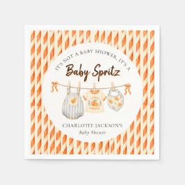 Baby Spritz Sinaasje citrus Mooie baby shower Servet