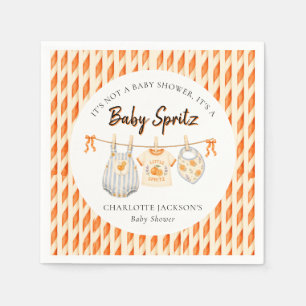 Baby Spritz Sinaasje citrus Mooie baby shower Servet