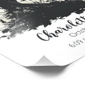 Baby Sprookje Silhouet thema Fotoprint Foto Afdruk (Hoek)