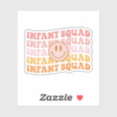 Baby Squad, Baby-leraar, dagdocent Sticker (Vel)