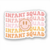 Baby Squad, Baby-leraar, dagdocent Sticker (Voorkant)