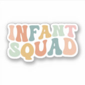 Baby Squad, Baby-leraar, dagdocent Sticker (Voorkant)