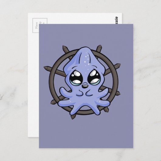 Baby Squid Wheel! Briefkaart (Voorkant / Achterkant)