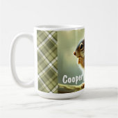 Baby Squirrel Wildlife Portret Aangepast Koffiemok (Links)