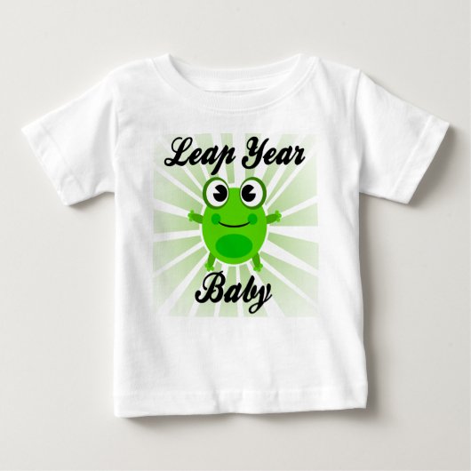 Baby, staartgroen kikkervisje, T-shirt (Voorkant)