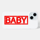 Baby Stamp Case-Mate iPhone Case (Achterkant (horizontaal))