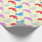 Baby Stappen Cadeaupapier (Hoek)