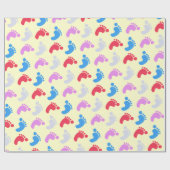 Baby Stappen Cadeaupapier (Vlak)