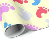 Baby Stappen Cadeaupapier (Rol Hoek)