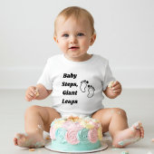 Baby stappen, gigantische sprongen