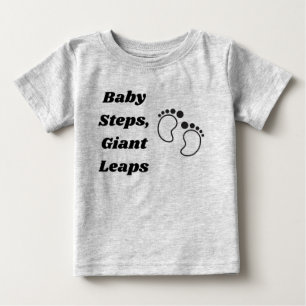 Baby stappen, gigantische sprongen