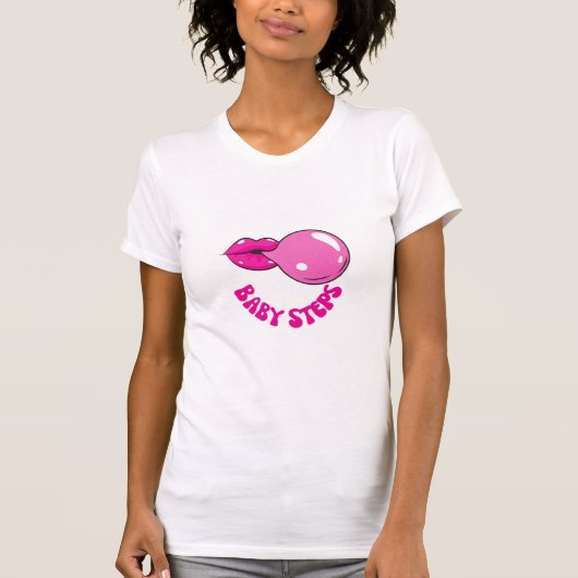 Baby stappen T-shirt (Voorkant)