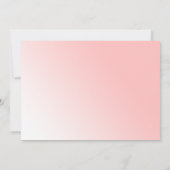 Baby Star is Born Roze Geboorteaankondiging Aankondiging (Achterkant)