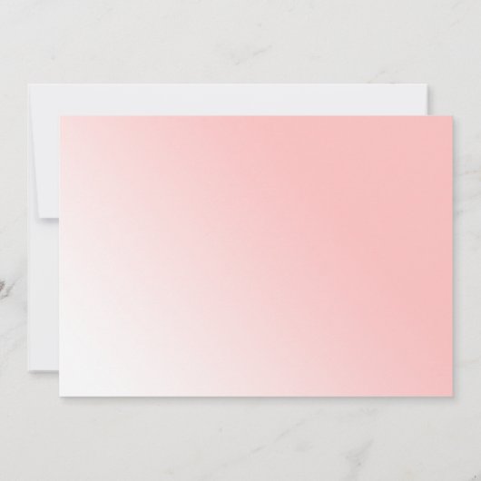 Baby Star is Born Roze Geboorteaankondiging Aankondiging (Achterkant)