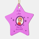 Baby Star Ornaments Keramisch Ornament (Links)