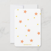 BABY STAR REGISTRY CARD-BABY SHOWER KAART (Achterkant)