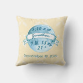 Baby Stat Love You to Moon Arrow Pattern Kussen (Achterkant)