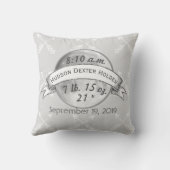 Baby Stat Love You to Moon Arrow Pattern Kussen (Achterkant)