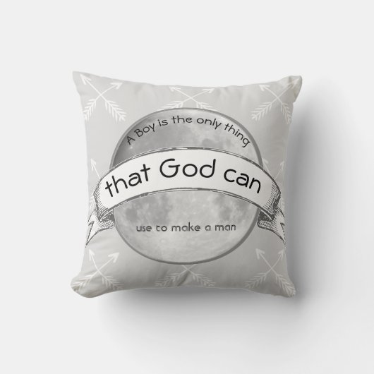 Baby Stat Love You to Moon Arrow Pattern Kussen (Voorkant)