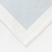 Baby Stats Aangepaste gepersonaliseerde fleece dek (Hoek)